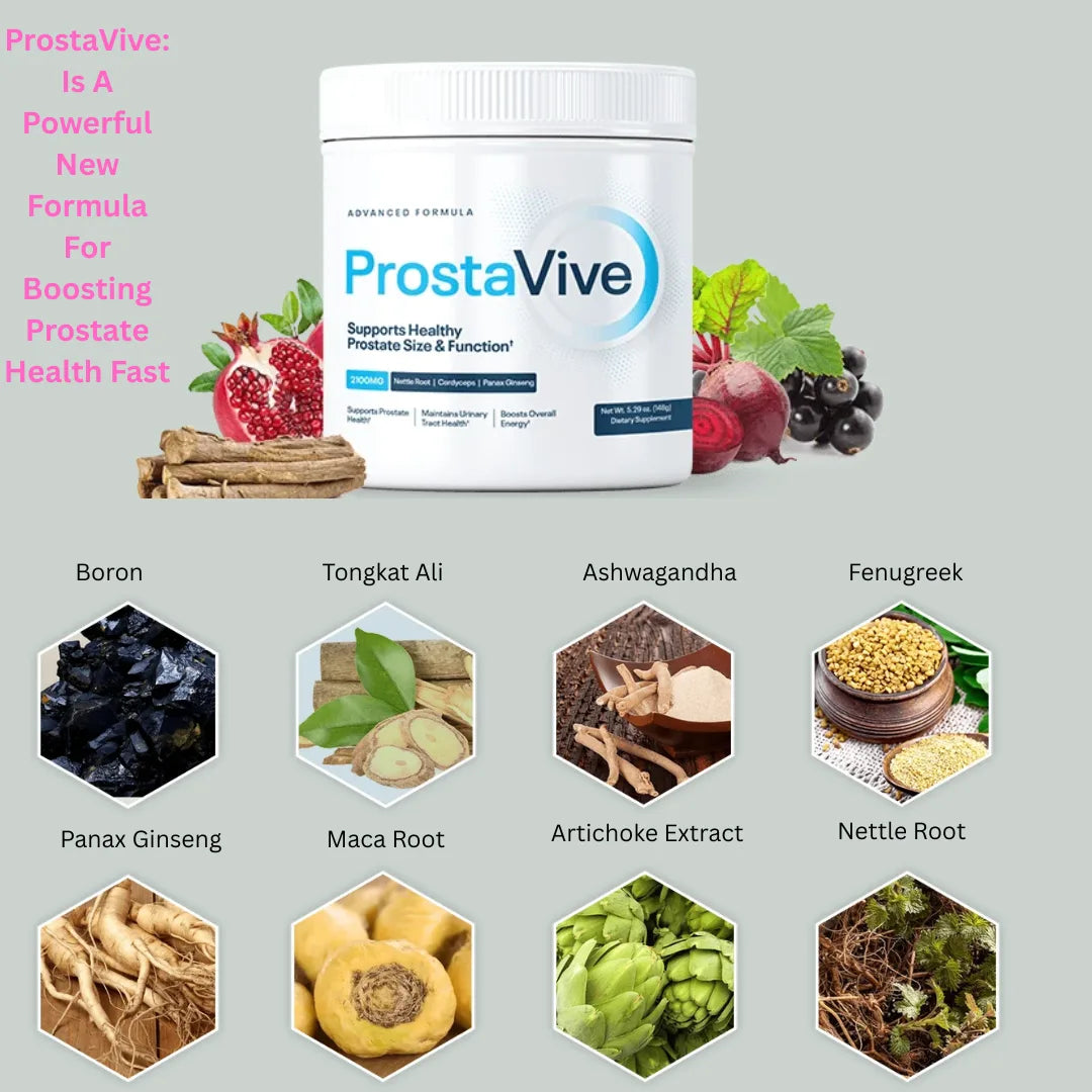 Pro.stavi.ve - Powdered Drink for Men, Supports Prostate Health, Urinary Flow and Metabolism, Natural Supplement